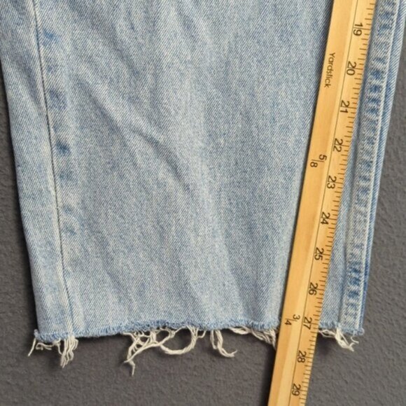 Levi's Jeans Men's 31x32 Fits 32x27 Blue Silvertab Baggy Jeans Cut Hems - Picture 8 of 13